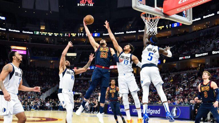 Cleveland Cavaliers vs Dallas Mavericks Match Player Stats
