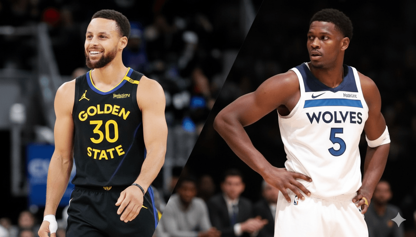 Timberwolves vs Warriors featured game visual 1