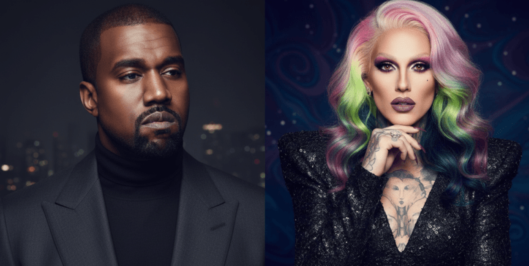 Jeffree Star and Kanye West