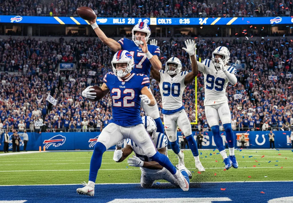Buffalo Bills vs Colts Match Player Stats