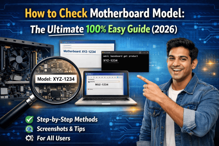 How to Check Motherboard Model