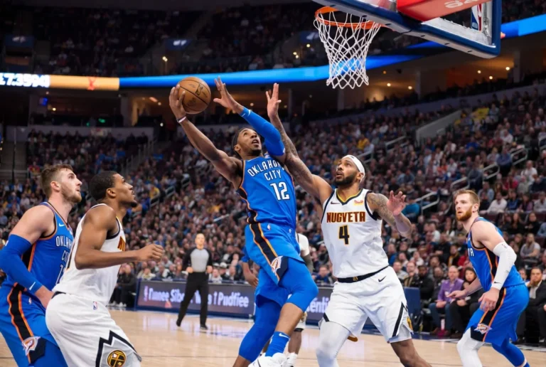 Oklahoma City Thunder vs Denver Nuggets Match Player Stats