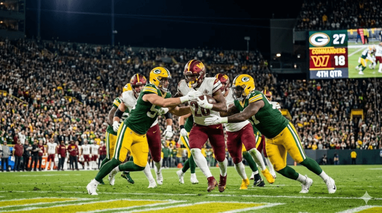 Washington Commanders vs Green Bay Packers Match Player Stats