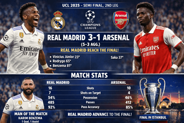 Real Madrid vs Arsenal
