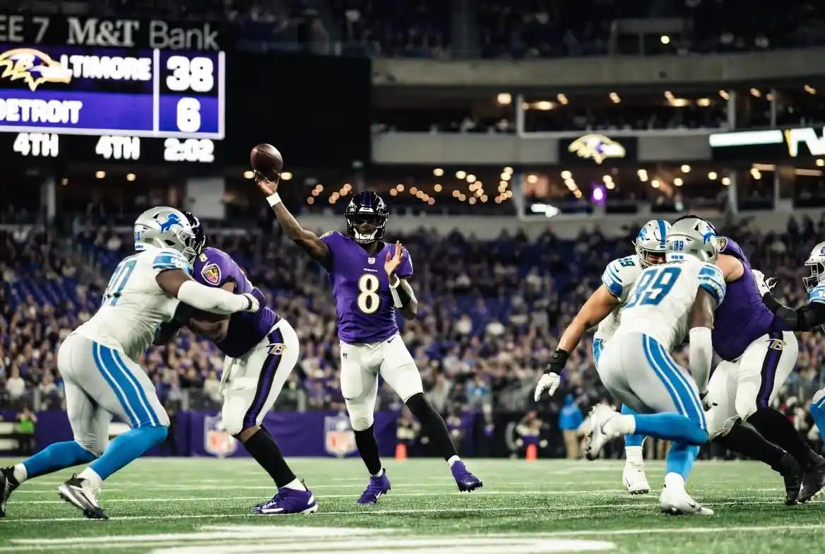 Detroit Lions vs Baltimore Ravens Match Player Stats