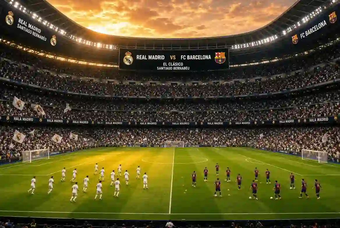 Real Madrid vs FC Barcelona Lineups